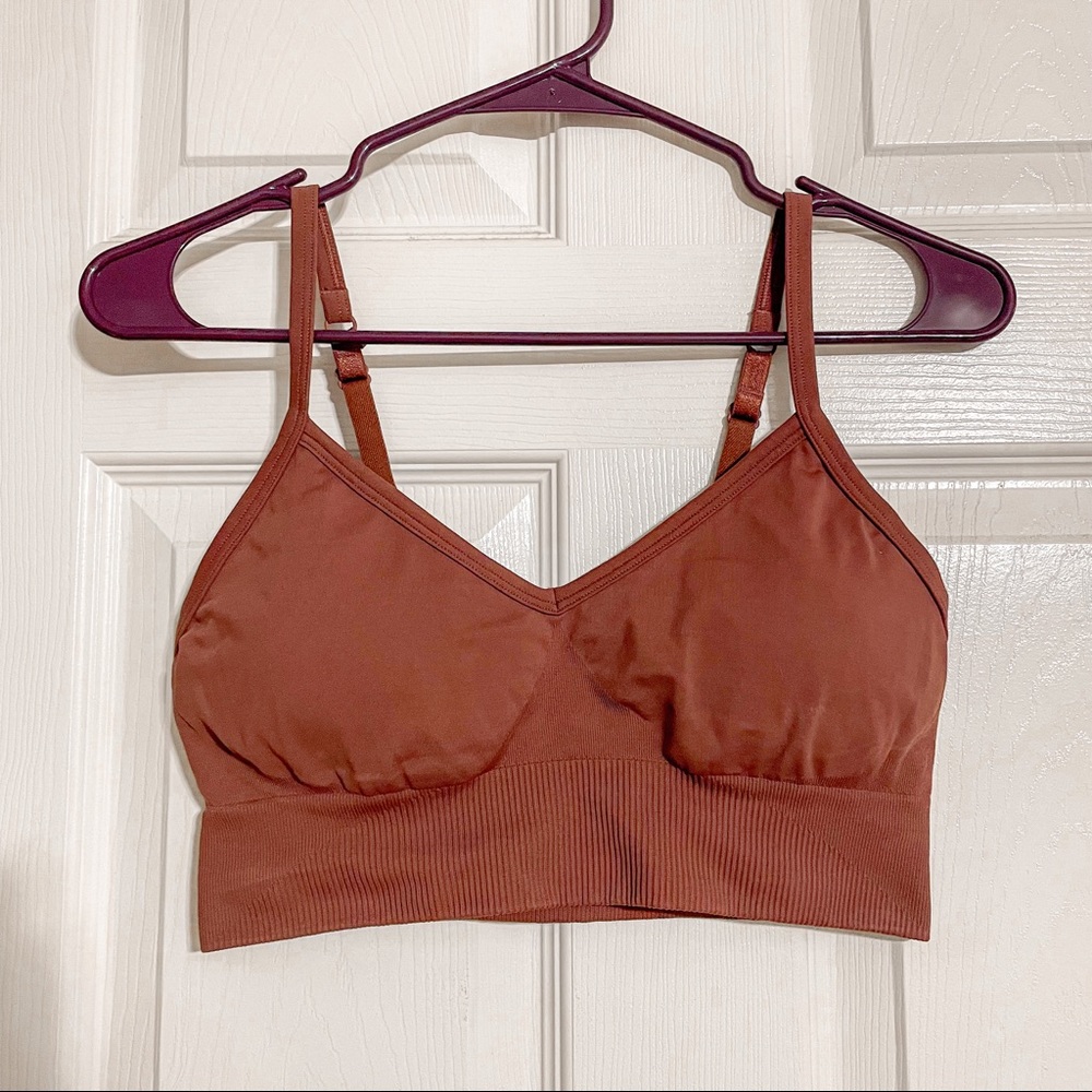 Lululemon Ebb to Street Bra Size 6 in Copper Rust